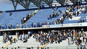 Rinviata la gara Pescara-Empoli Impraticabilità di campo all'Adriatico