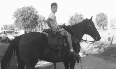 Alessio Todesca in versione cowboy                
