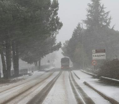 <b>PITIGLIANO </b>Anche qui nevicate eccezionali   