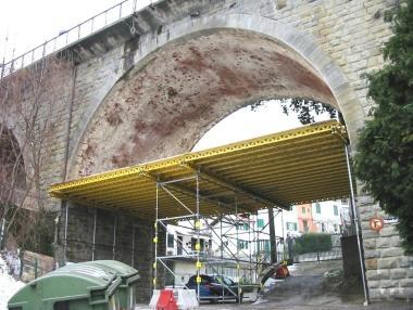 I lavori per la messa in sicurezza del viadotto della regionale 66 