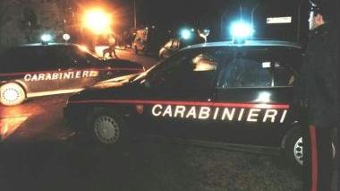 Pattuglie dei carabinieri durante alcuni controlli
