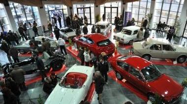 <b>PRESIDENTE </b>Riccardo Breda In alto uno stand della Mostra