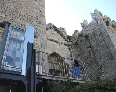 Lascensore installato al Castello dell Imperatore    