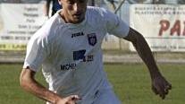Matteo Mangoni, a segno per la Larcianese nel derby del Mariotti