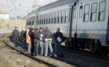 Il sopralluogo della polizia ferroviaria