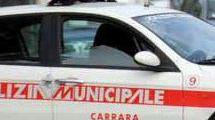 Una pattuglia dei vigili