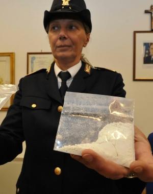 <b>POLIZIA.</b> La cocaina sequestrata 