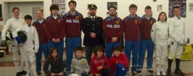 <b>GS POLIZIA. </b>Il gruppo allenato da Marco Vannini 