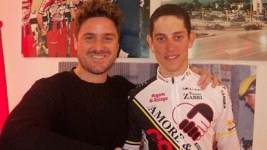 Cristian Fanini con Niv Libner