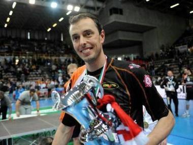 <b>TRIONFO. </b>Baldaccini con la coppa    