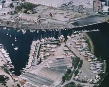 Una veduta aerea di Punta delle Calle    