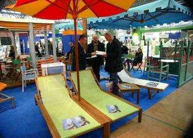 Uno stand della fiera Balnearia    