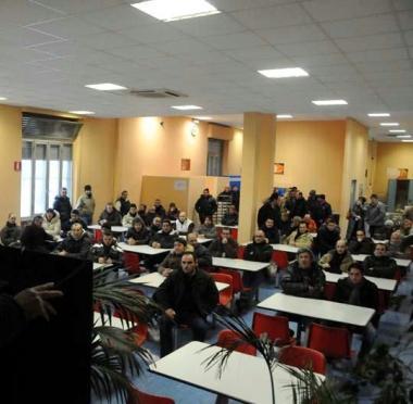 Lassemblea di ieri nel cantiere navale 