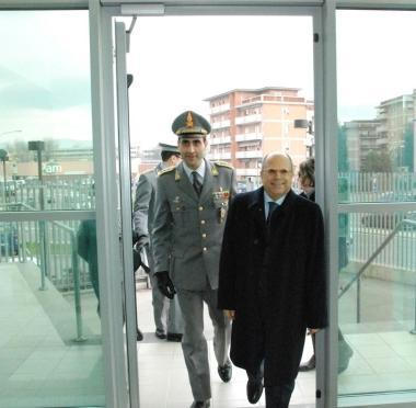 Il comandante Leone e il prefetto Giuffrida 