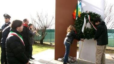 Un momento della passata commemorazione a Oberdan Chiesa