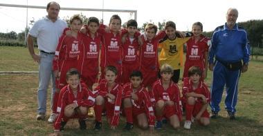 La formazione degli Esordienti 1999 dellAics Rosignano 