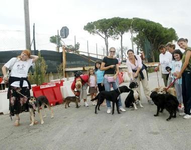 Volontari del canile Hermada di Montecatini     