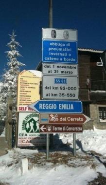 Il cartello lato Emilia 