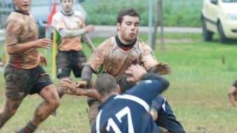 Un’azione di una partita del Rugby Rufus
