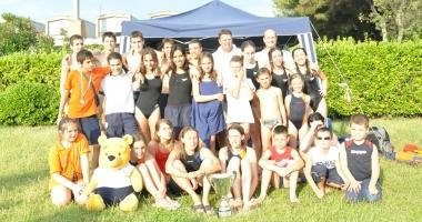 La squadra del Nuoto Uisp 2003 ai campionati regionali 