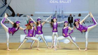 La squadra della Ideal Ballet ai Campionati italiani di Bastia Umbra 