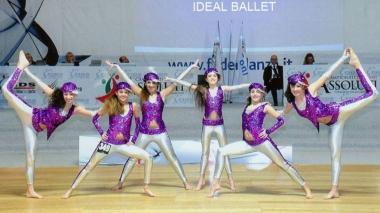 La squadra della Ideal Ballet ai Campionati italiani di Bastia Umbra