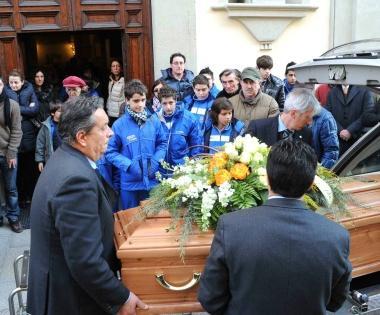Il funerale di Anselmo Masi alla chiesa della Misericordia 