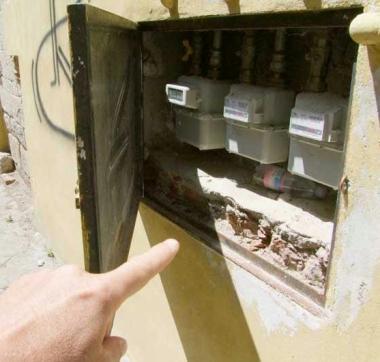 Un contatore del gas 