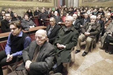 Un momento della cerimonia nella sala delle Baleari 