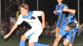 Un’azione di gioco di calcio a cinque