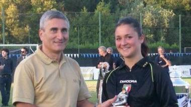 Deborah Bianchi premiata durante un torneo l’estate scorsa
