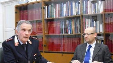 Nella foto qui accanto Giuseppe Mannucci e Simone Millozzi; accanto controlli alla stazione