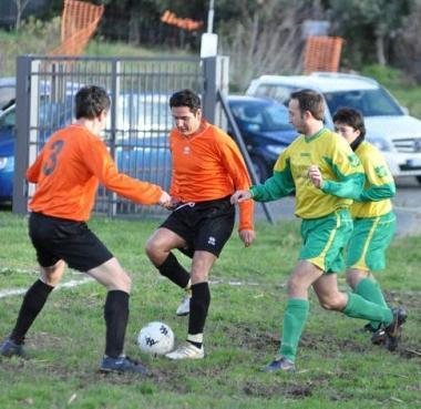 Unazione del Gigi sport durante una partita di campionato Uisp      