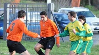 Un’azione del Gigi sport durante una partita di campionato Uisp