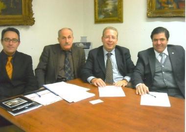 Da sin: Micheloni, Garella Bagliani e Andrea Vinchesi       
