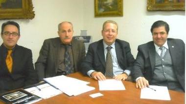 Da sin: Micheloni, Garella Bagliani e Andrea Vinchesi