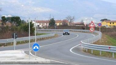 La nuova rotonda sulla via Fiorentina