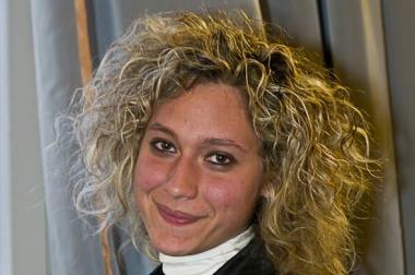 Valentina Tafi e un corteo anti-leghista a San Genesio di San Miniato 