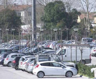 Il parcheggio di via Paparelli
