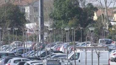 Il parcheggio di via Paparelli