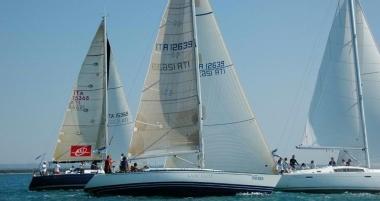 Lancelot durante una delle regate consumate a Porto Santo Stefano 