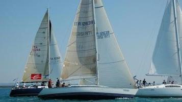 Lancelot durante una delle regate consumate a Porto Santo Stefano