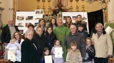I premiati della rassegna “Presepe in famiglia”