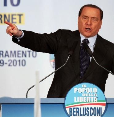 Il presidente del consiglio Silvio Berlusconi    