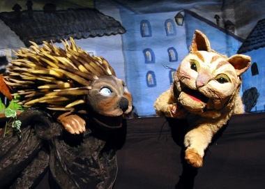 Una scena dello spettacolo Codamozza il gatto 