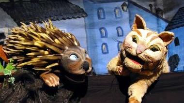 Una scena dello spettacolo “Codamozza il gatto”