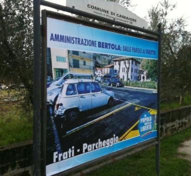 <b>CAMPAGNA ELETTORALE.</b> Uno dei cartelloni 