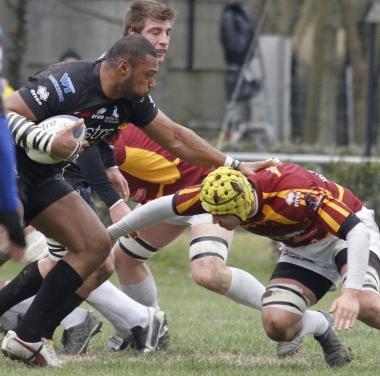 Unazione del match vinto ieri dai Cavalieri Estra contro il Venezia 