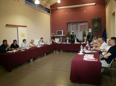 Il consiglio comunale di Pieve e il sindaco Massimo Alamanni     