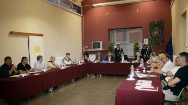 Il consiglio comunale di Pieve e il sindaco Massimo Alamanni